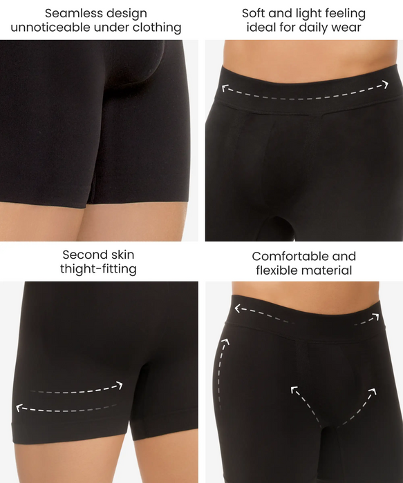 Seamless butt-lifter control boxer - Style 7020