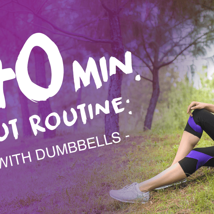 40 min workout routine: cardio with dumbbells by CYSM