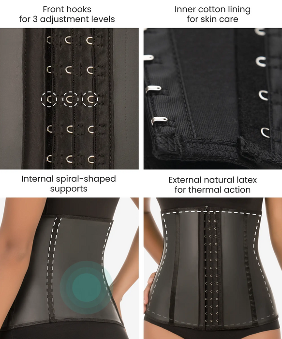 Ultra-lightweight compression latex waist cincher - Style 1320 — CYSM  Shapers