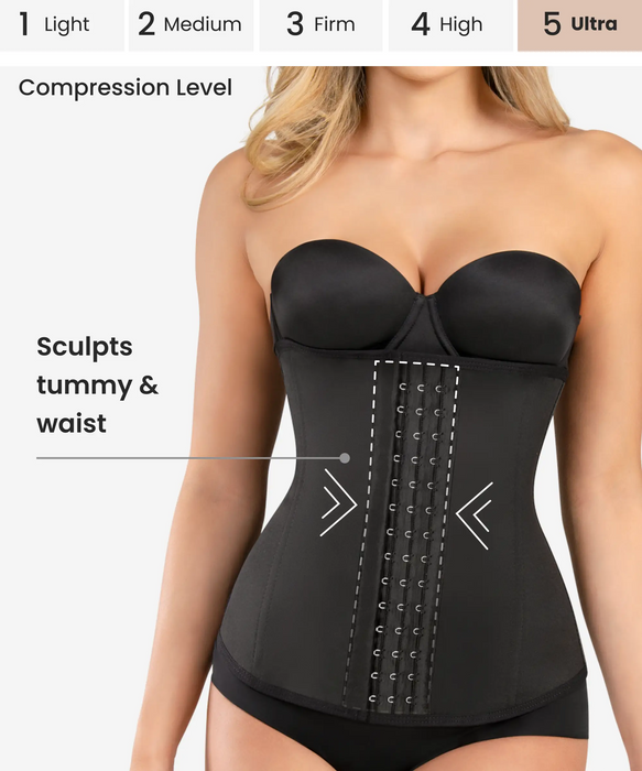 Thermal firm compression waist cincher - Style 1336