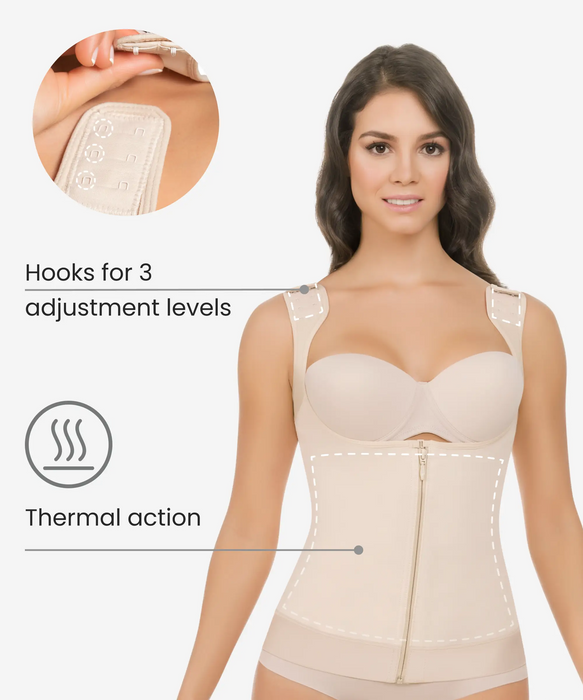 Fresh & Light Premium Colombian Braless Body Shapers Braless Vest Shirt  Lift Up The Breast Shapewear