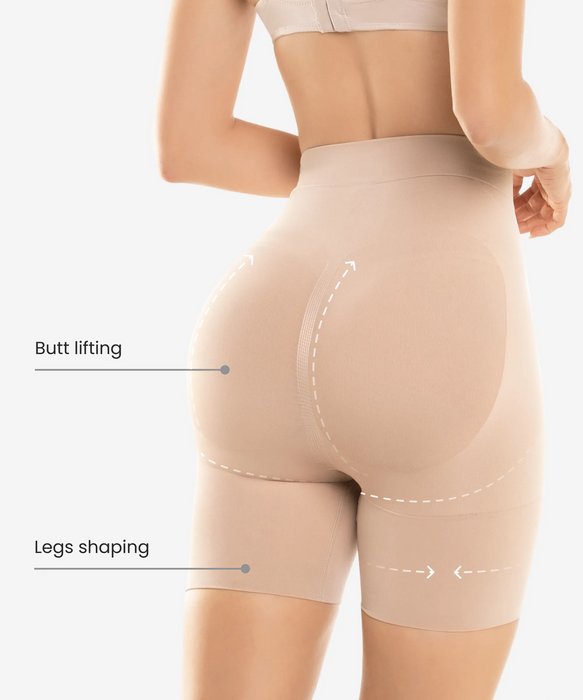 Nude Seamless Shorts 4-Pack in style 1504