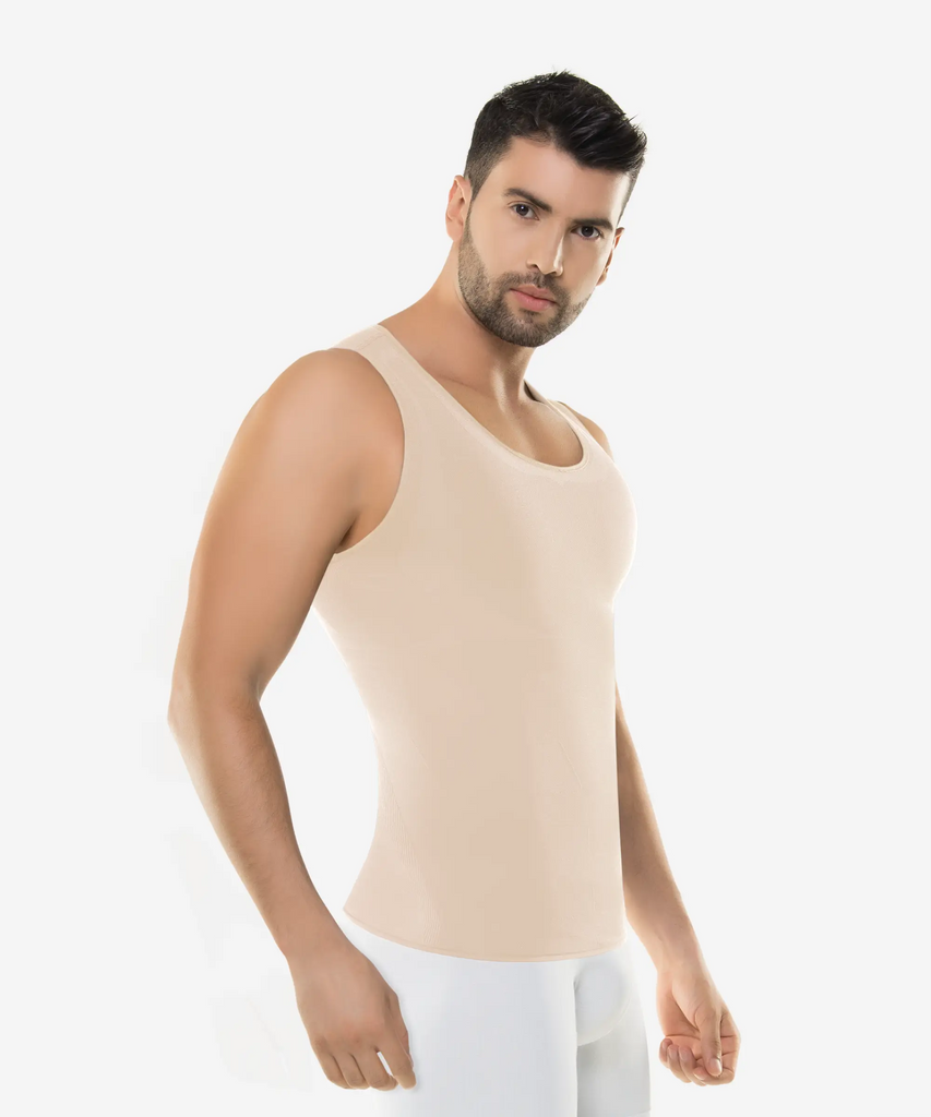 Christmas Men Body Shaper Vest Tummy Control Tank Top Compression