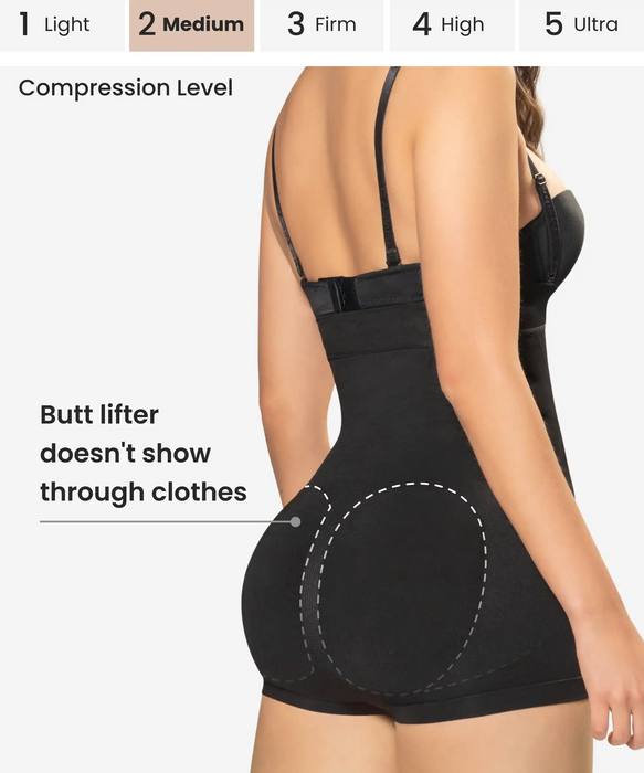 Fashion (Black)Butt Lifter Seamless Waist Trainer Body Shaper