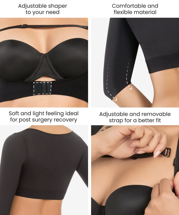 Innovative post-surgery seamless compression bra -Prewashed and