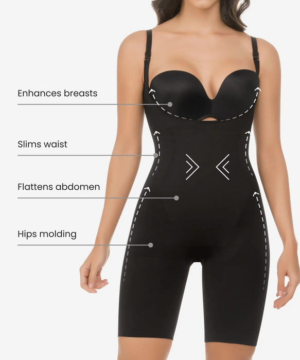 Black Seamless Bodysuit 3-Pack in style 1585