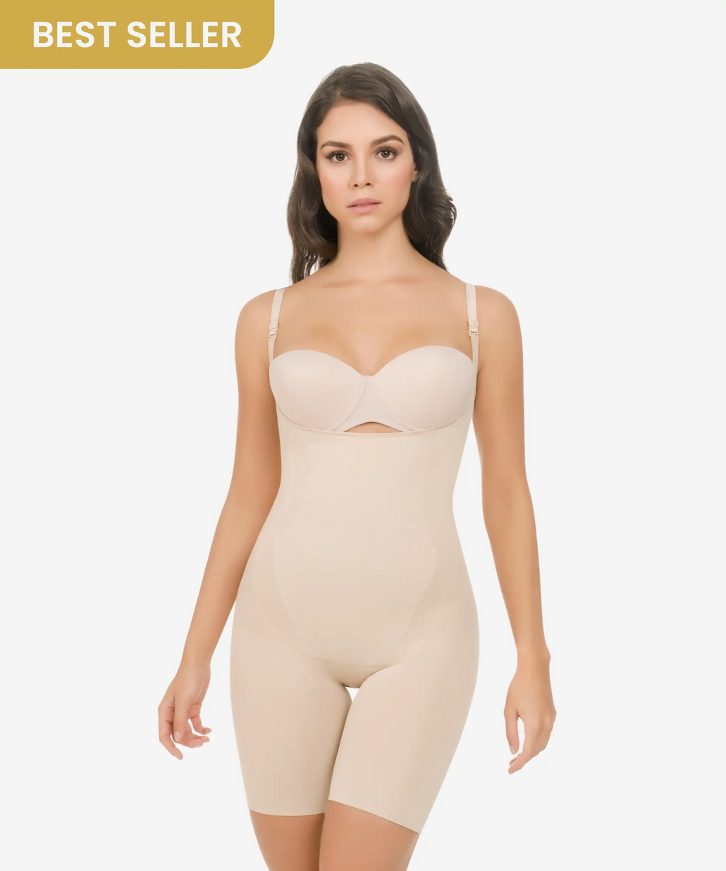 Slimming Silhouette Bodysuit Shapewear - Nude – Pear Shapewear
