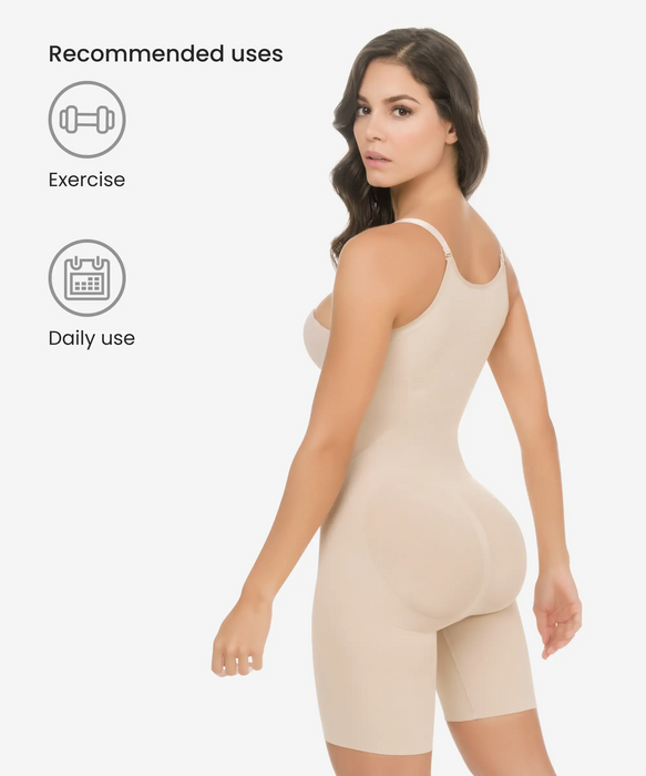 Seamless targeted compression slimming thermal bodysuit - Style
