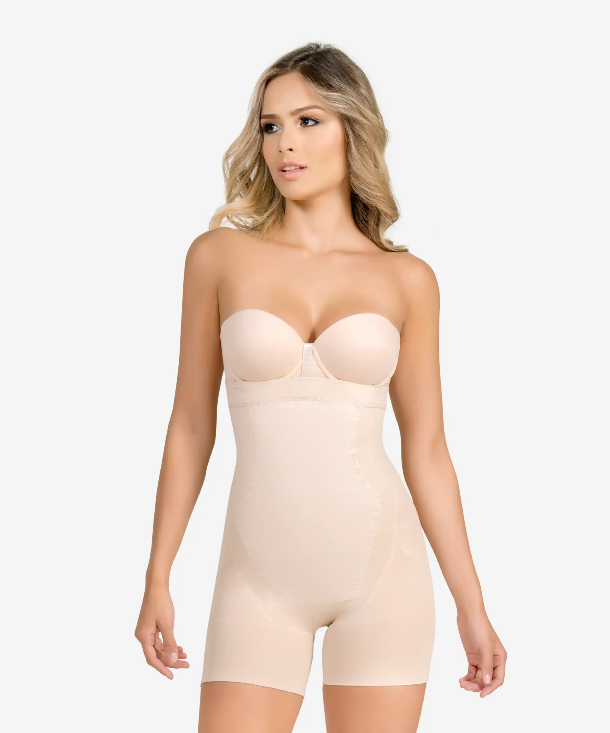 Seamless Strapless Body Shaper With Thermal Action Shop Online CYSM Shapers