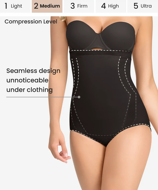 Women Seamless Slimming Full Body Shaper Firm Tummy Control Shapewear  Bodysuit