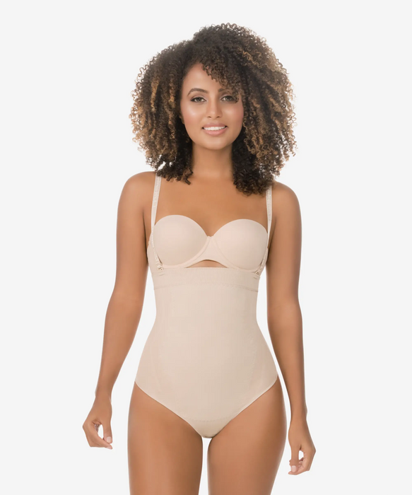 Women's Nude Seamless High-Waisted Tummy Control Panty