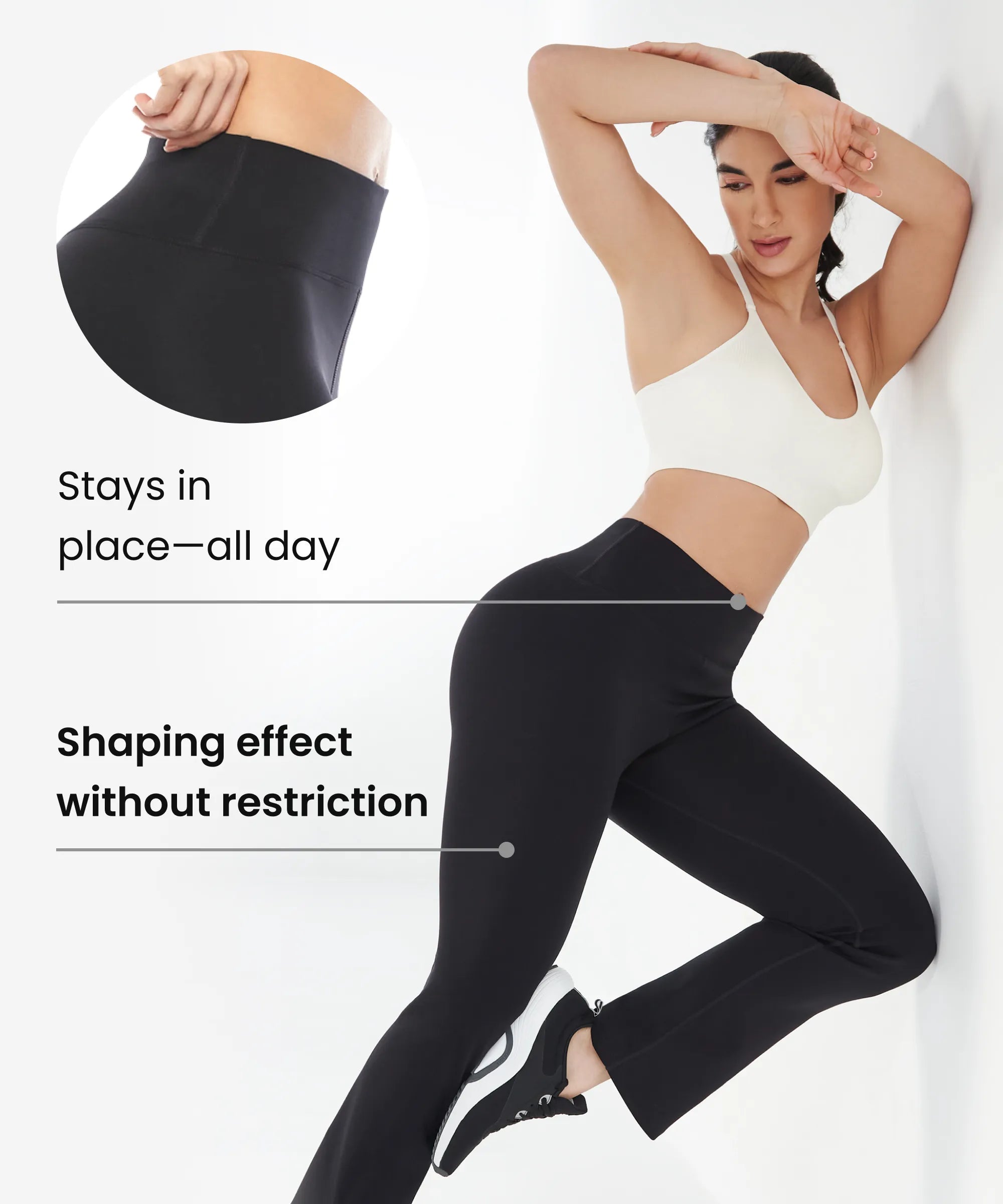 Curvy Legging | Flared-Leg Fit with shaping effect