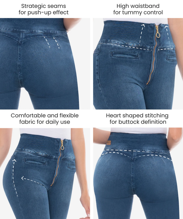 Duchess Butt-Lifting Jeans S-2530 / Enhanced Booty Push-Up Pants /  Personalized Women's Jeans
