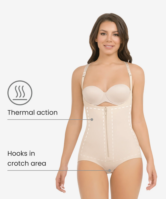 Adjustable Crotch Control High Control Body Shaper For Women