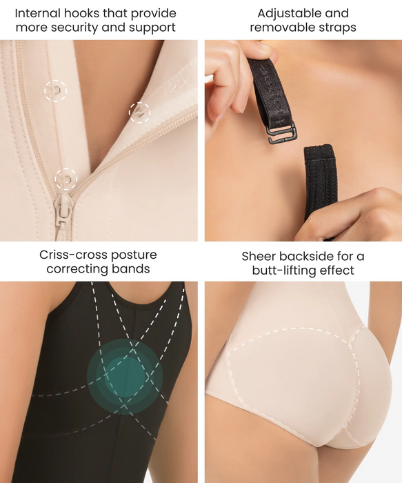 CYSM 385 THERMAL BODY SHAPER WITH WIDE STRAPS BLACK XSMALL XS