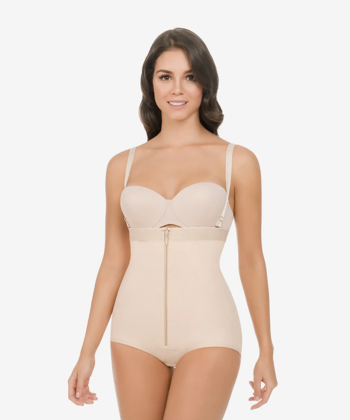 InstantFigure Women's Firm Control Shaping Strapless Bandeau Body Brief  Bodysuit 