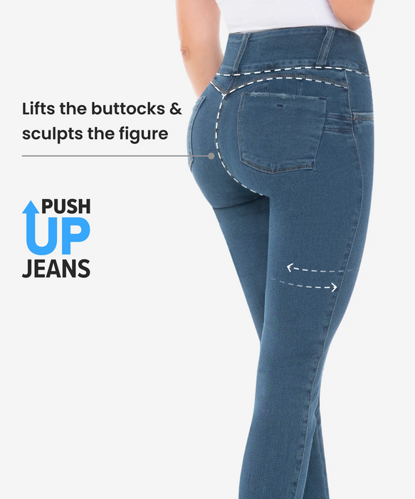 Mix Pack - 3 Push Up Jeans in styles 2122-2121-2104