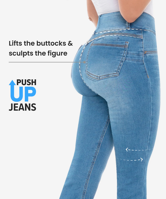 Men's Push up Jeans, Denim Butt Lifting Pants