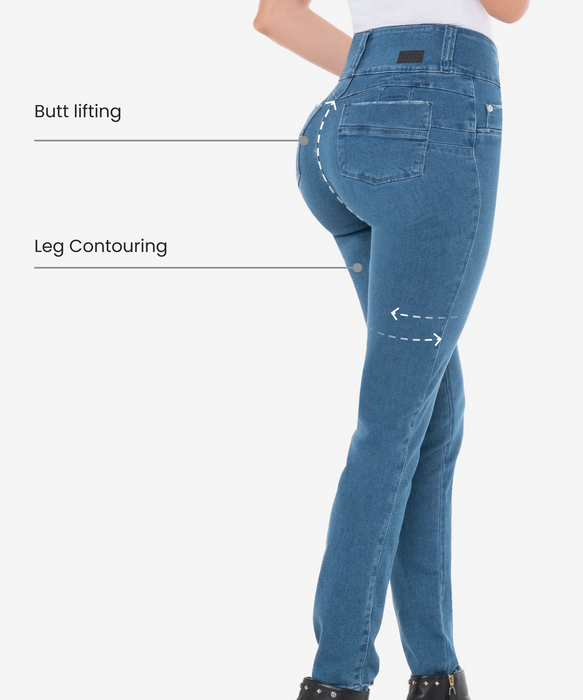 Cysm Colombian Jeans Levanta Cola Skinny Butt Lift Butt Push Up Denim Pants  Slim
