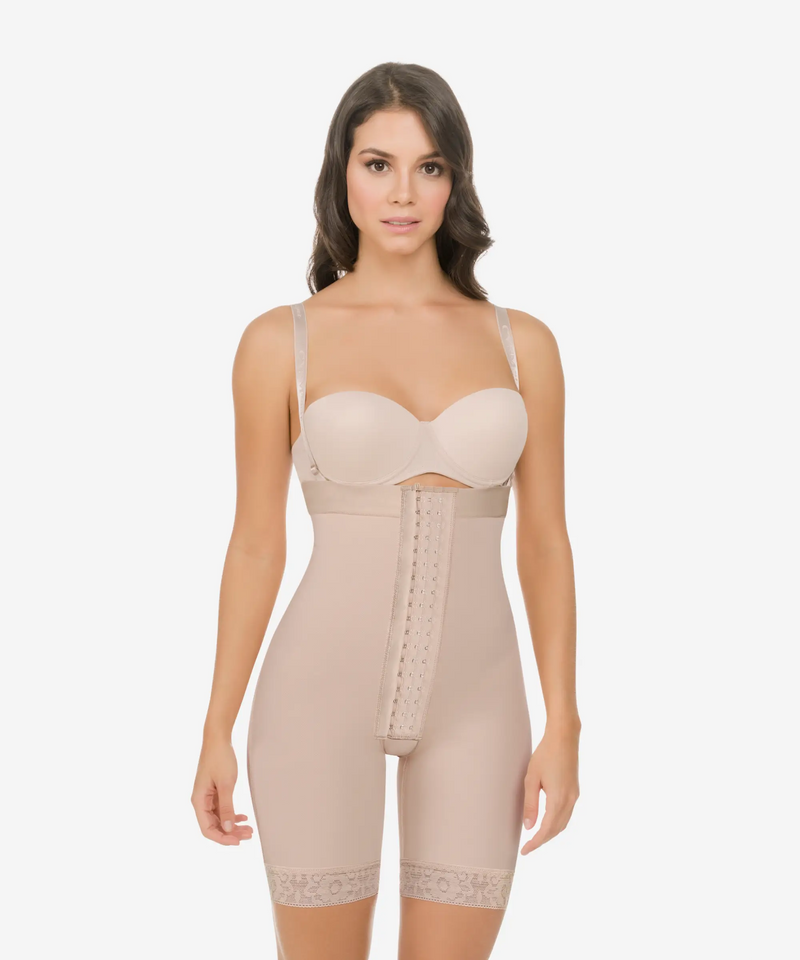 Strapless gradual compression bodysuit - Style 258-CYSM Shapers- Shapewear.