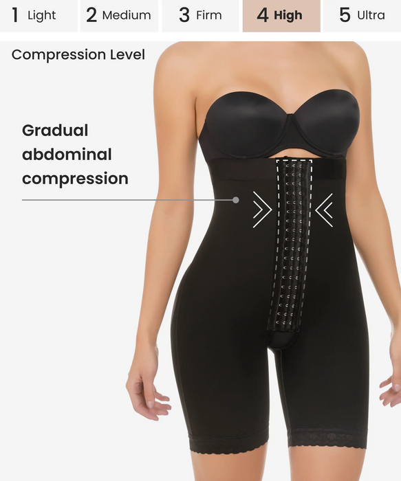 Strapless gradual compression bodysuit - Style 258