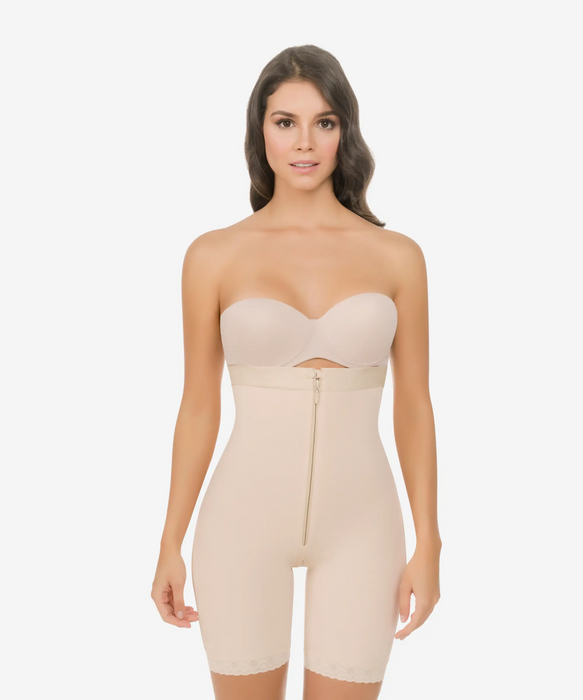 Forma Tu Cuerpo, Faja Colombiana, Short Strapless Bodysuit with Central  Hooks, 2XS at  Women's Clothing store