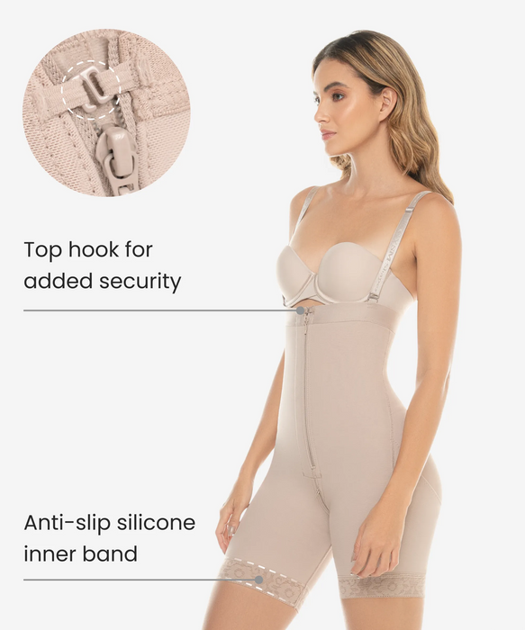 Strapless Compression Bodysuit With Zip Crotch - Style 260 — CYSM Strapless Compression Bodysuit With Zip Crotch - Style 260 — CYSM
