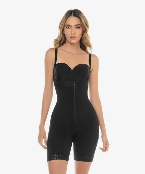 Strapless Compression Bodysuit With Zip Crotch - Style 260 — CYSM Shapers