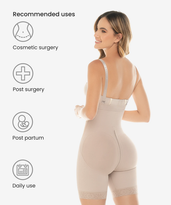 Strapless Compression Bodysuit With Zip Crotch - Style 260 — CYSM Strapless Compression Bodysuit With Zip Crotch - Style 260 — CYSM