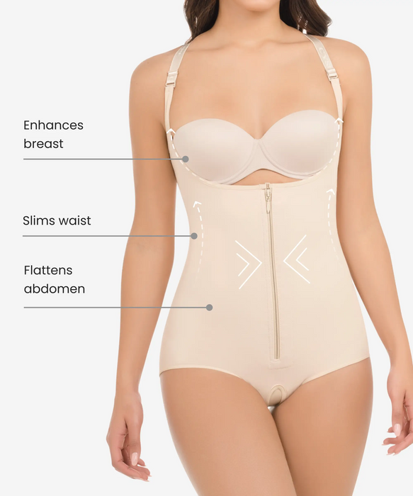  Seamless Bodysuit Shapewear Butt Lifter Fajas Colombianas  Firm Control High Waist Body Shaper Underwear Dress Skin XS/S