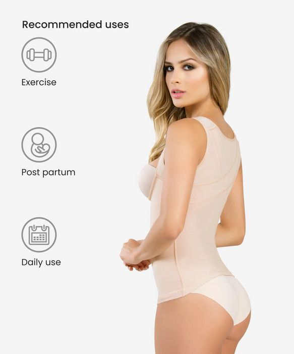 Scoop Neck Compression Cami Tummy And Waist Control Body Shapewear Camisole  For Women Compression Garments after Liposuction, Beyondshoping