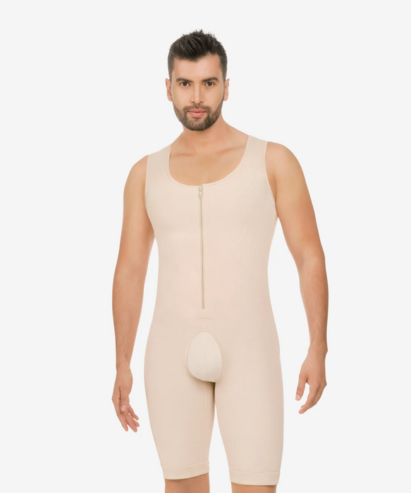 Mens Body Shaper Abdomen Legs Control Bodysuit CYSM — CYSM