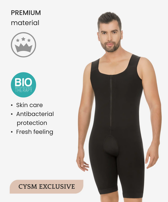Bodysuit Shapewear, Men Shapewear Bodysuit Soft Breathable Adjustable  Postoperative Compression Slimming Bodysuit Skin Color M Tummy Waist Body