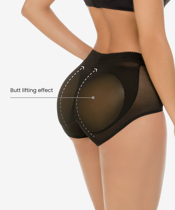 Butt-Enhancing Padded Panty with Silicone Pads - Shop Online Cysm 2XL / Black