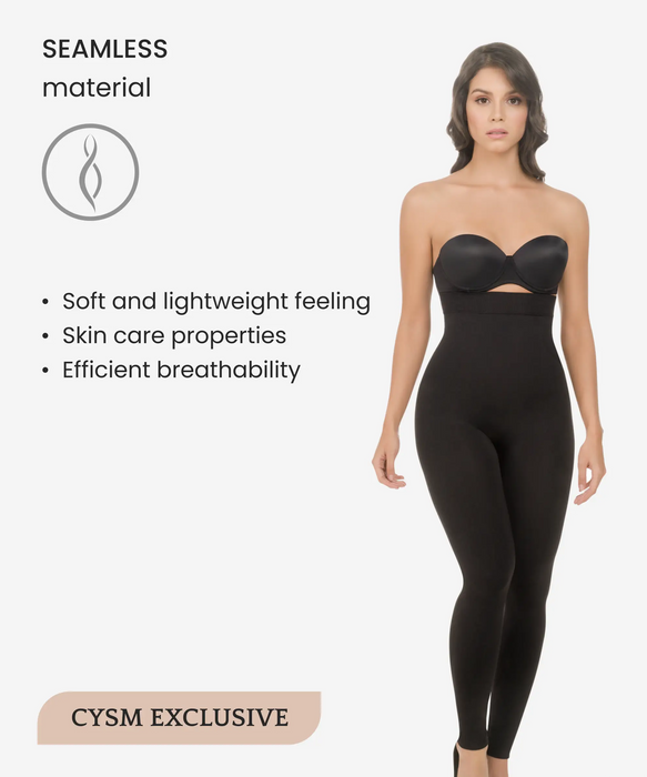Seamless targeted compression slimming thermal bodysuit - Style 1586 — CYSM  Shapers