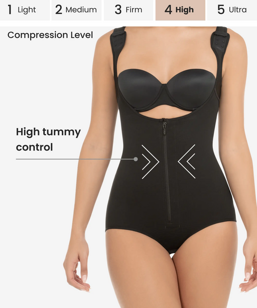 Mens Underwear Skims Shapewear Back Support Posture Corrector Tummy Tuck  Compression Bodysuit Conjoined Corset (Color : Black, Size : XXL/XX-Large)