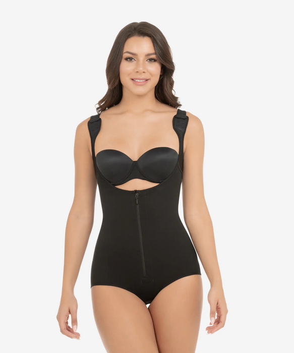 Fajas Colombianas CYSM Post-surgery Postpartum Body Shaper Girdle With  Thin/Removable Straps Ref 435 (BLACK, 2XS) at  Women's Clothing store
