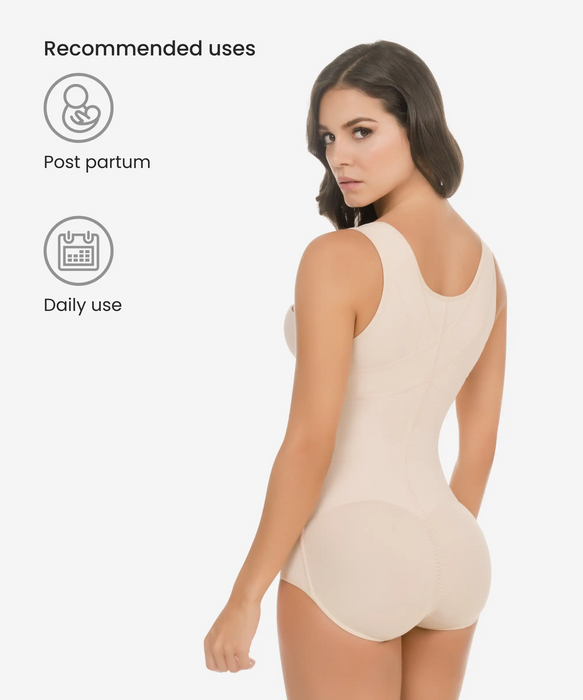 Thermal body shaper with wide straps - Style 385