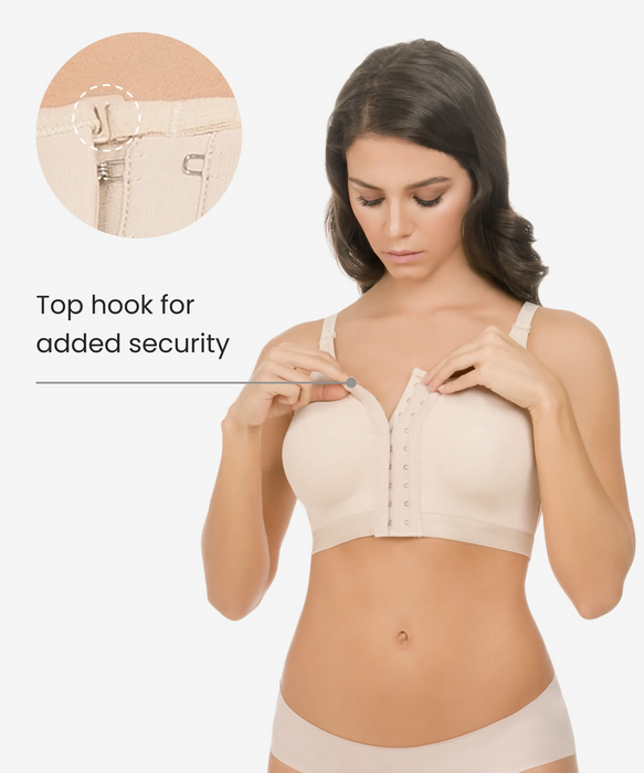 Front Closure Bras for Women Back Support Posture Correction