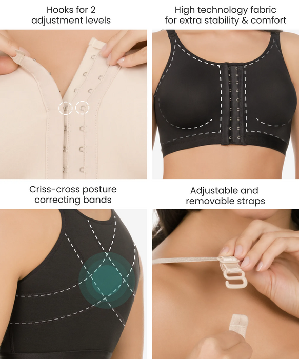 Front closure bust support bra - Style 440 — CYSM Shapers
