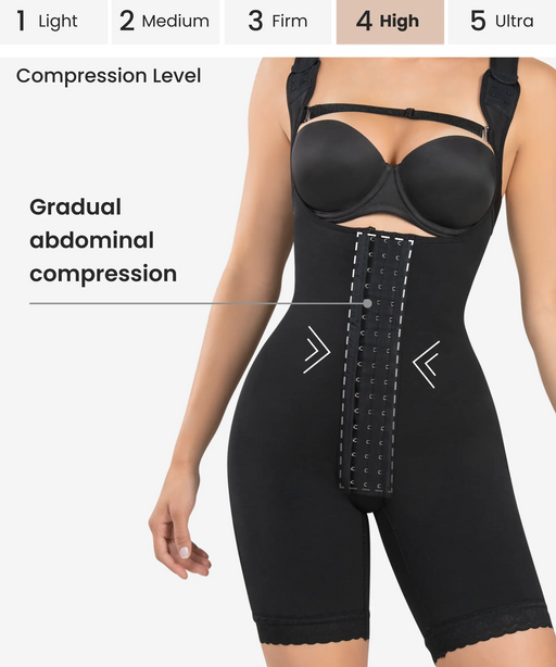 Women's Corset Bodyshaper High Compression Garment Abdomen Control