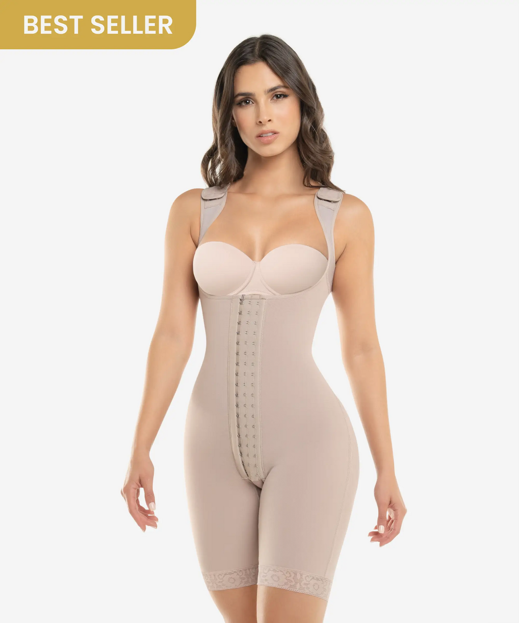 455 - High Control Mid-Thigh Bodysuit