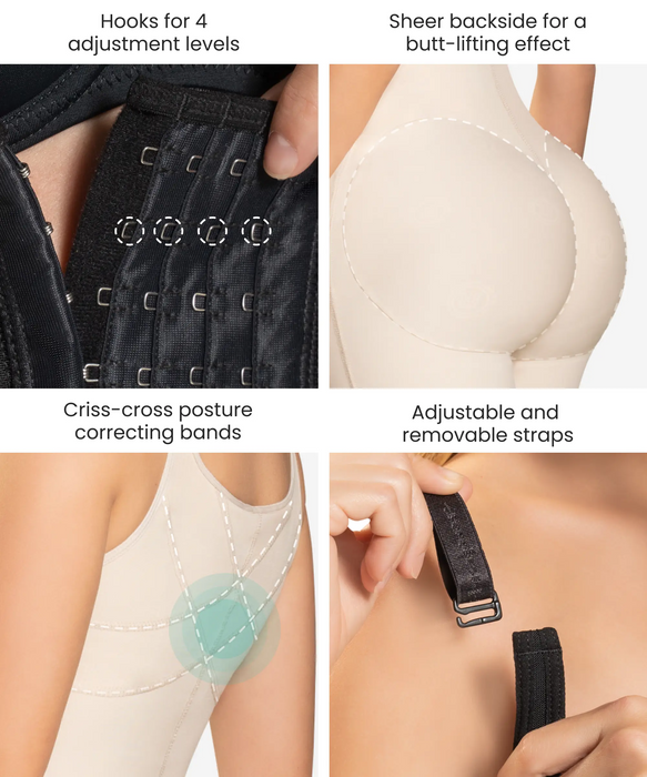 BACK IN STOCK NO Compression on butt and hips Body Shaper