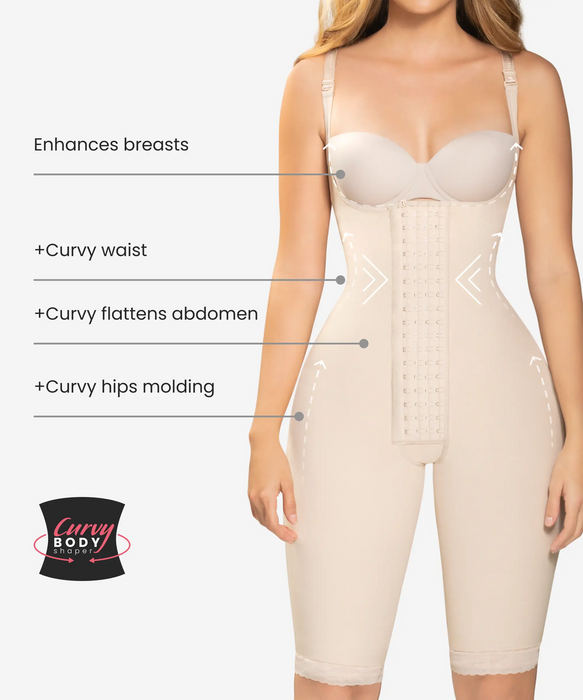 Gradual compression curvy body shaper Style 460 — CYSM Shapers