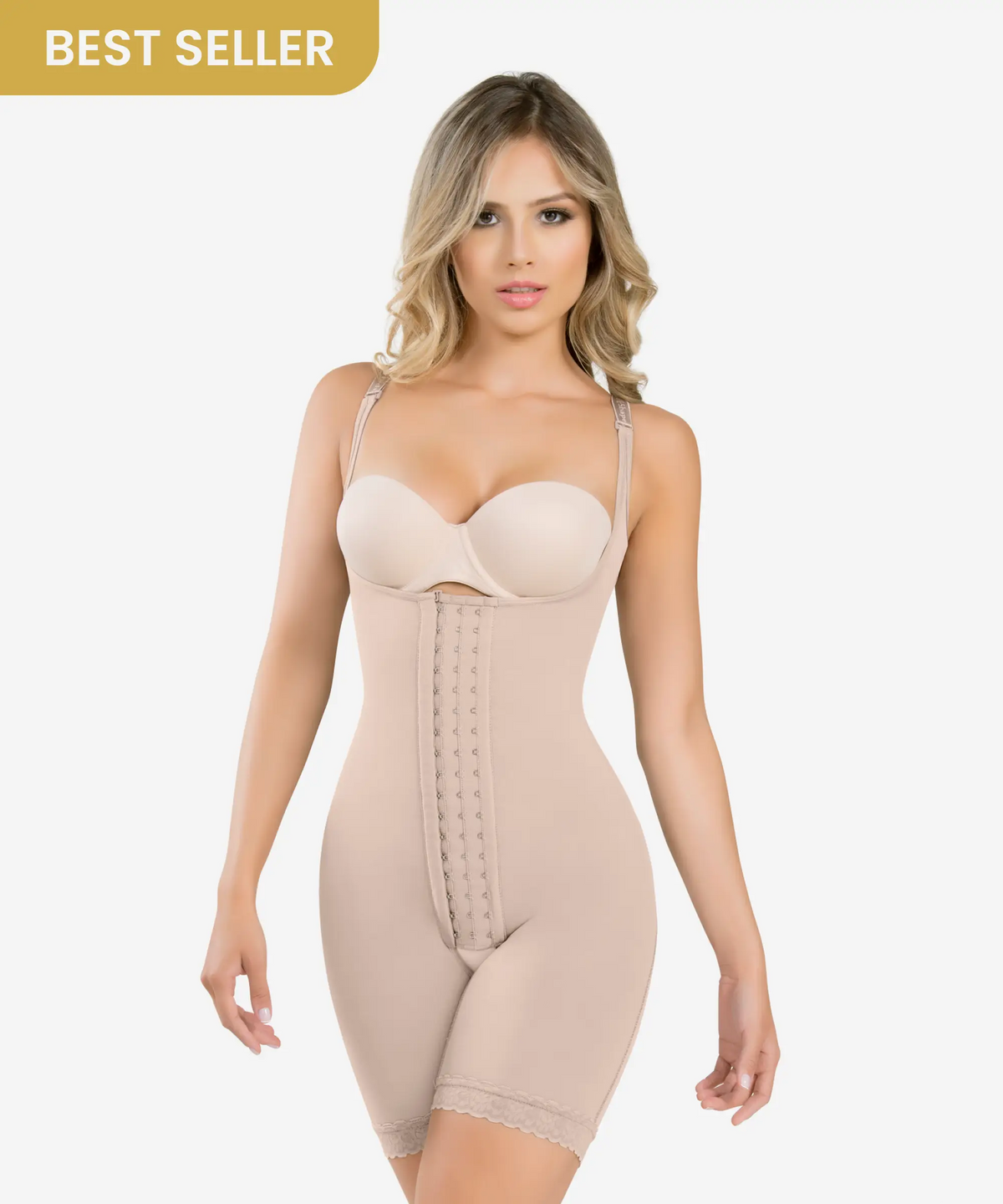 VUCATIN Full Body Shaper, Women Tummy Control Hip Lift Compression Garment,  Full Coverage Bust Seamless Bodysuit, Body Slim Butt Lift Shaper Shapewear  (M, Beige) price in UAE,  UAE