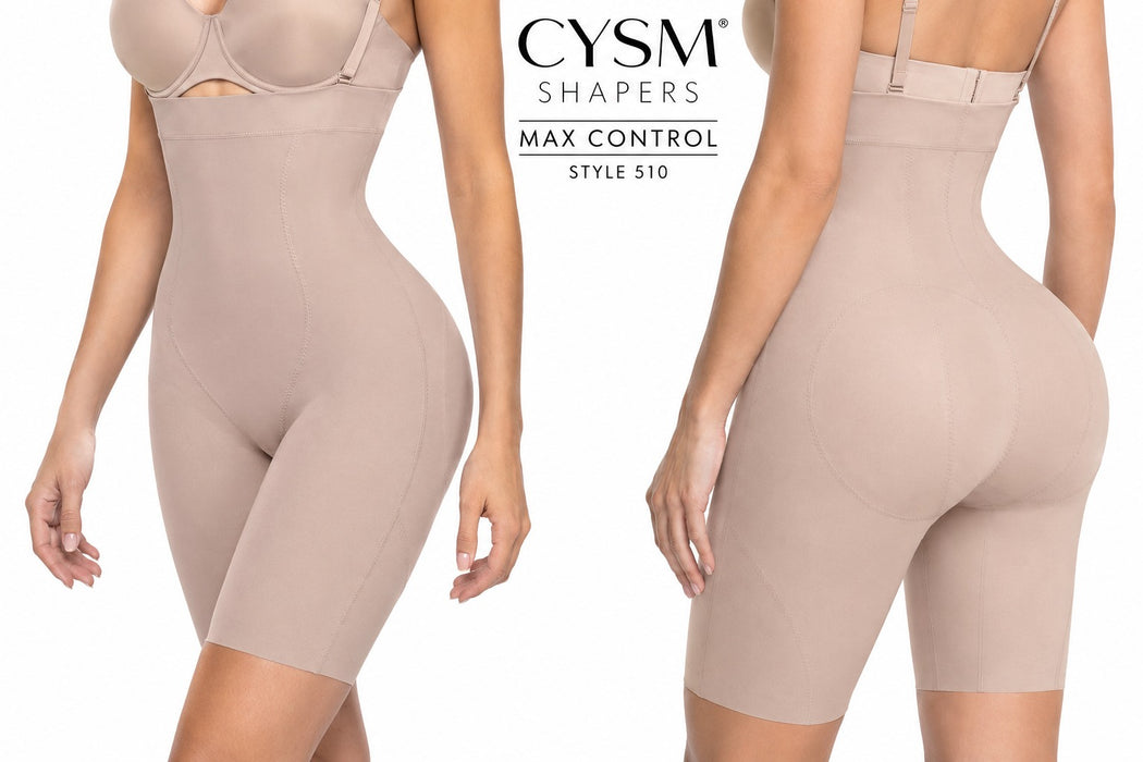 Ultra-Light Sculpting Strapless Style 510 High Compression & Booty Lift