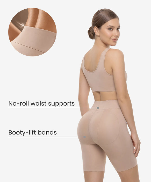 Ultra-Light Long Panty Shaper Style 512  Second-Skin Effect & Full Thigh Sculpting