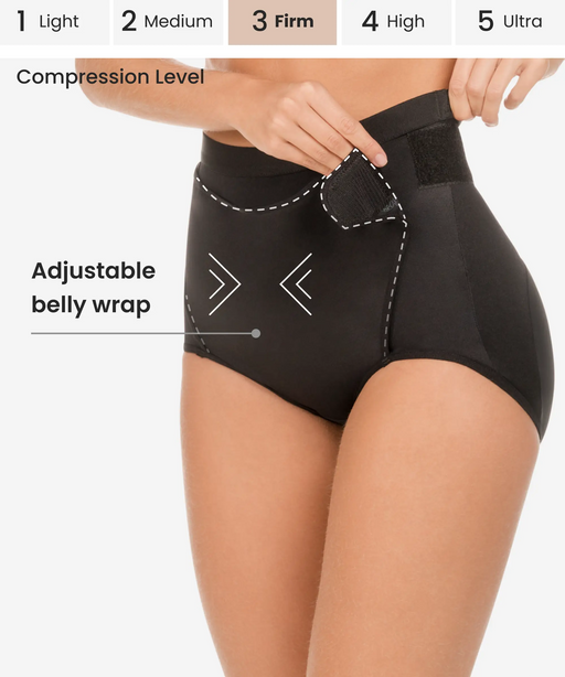 Adjustable Tummy Control Ultra Flex Compressive Panty - Style 610 — CYSM  Shapers