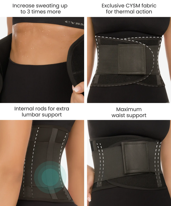 Workout sweat enhancing waistband - Style 8007 — CYSM Shapers