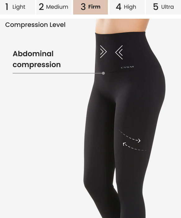 Ultra compression and abdomen control fit legging - Style 910